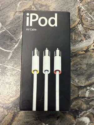 Genuine Apple iPod AV RCA Photo Cable M9765G/A Original OEM - Mint Condition - Image 1 of 4