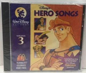 Disney’s Hero Songs Vol 3 1996 Under The Sea, A Whole New World, Go The Distance - Picture 1 of 5