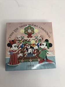‘Twas The Night Before  Christmas Disney Mickey Minnie Mouse Ornament 1992 Japan
