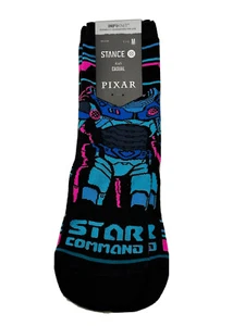 NWT Kid's Stance Infiknit Casual Pixar Lightyear Socks Size Medium (11-2) Black - Picture 1 of 5