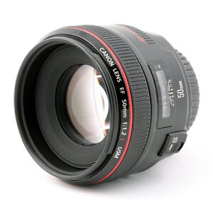 Canon EF 50mm F/1.2L USM Lens  -Express Ship