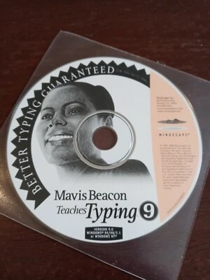 Mavis Beacon Teaches Typing Version 9 - CD-ROM - Disc ONLY - Image 1 of 2