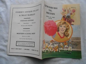 LEWISBURG HS Vs. MILTON FOOTBALL PROGRAM SEPT 13, 1985 - Picture 1 of 2