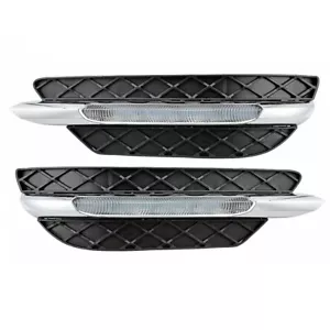 2X LED DRL Tagfahrlicht Nebelscheinwerfer Für Mercedes Benz W204 C-Class 2011-13 - Picture 1 of 14