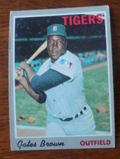 1970 TOPPS BASEBALL #98 GATES BROWN DETROIT TIGERS EX  B-5