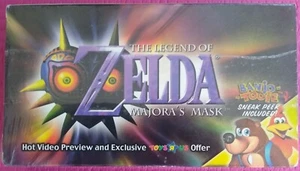 Legend of Zelda: Majora's N64 Preview VHS Toys 'R Us Factory Sealed Rare - Picture 1 of 11