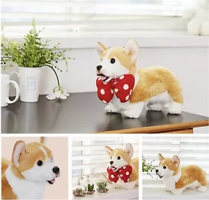 With Pet Pembroke Welsh Corgi Premium Plush Rag Real Stuffed Dog Doll 12" Cute - Picture 1 of 3