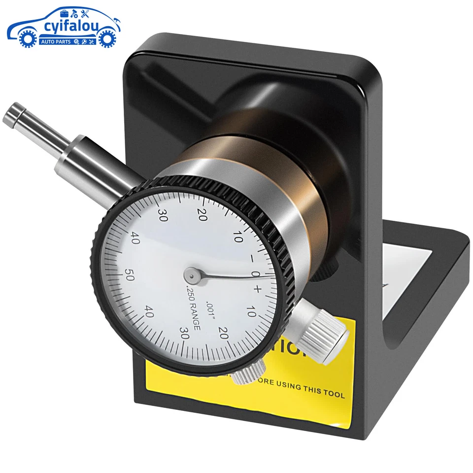 Indicador de dial W1218A gira 360 ̊ base magnética potente duradera para cepilladoras Foto 1 de 4