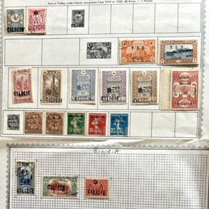 Colonia francese: francobolli Cilicia, collezione di 18 diversi, nuovi e usati - Foto 1 di 1