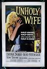 The Unholy Wife * Diana Dors Gorgeous Blonde Movie Poster Bad Girl 1957