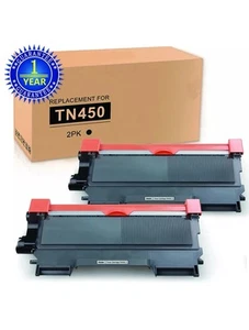 2x TN450 Toner Cartridge for Brother HL-2270DW HL-2280DW HL-2240 Intellifax 2840 - Picture 1 of 1