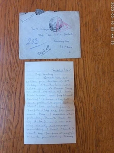 WW1 letter Sept 11th 1915 Capt Agnew Germans bomb New Cross thinks it is strange - Picture 1 of 9