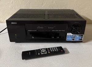 Denon AVR-1713 Receptor de red integrada AV 5.1 canales con paquete remoto - Imagen 1 de 9