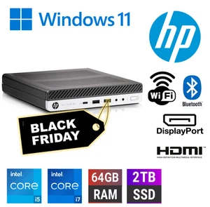 HP EliteDesk 800 G3 - Muy rápido - Hasta i7 64GB RAM 2TB SSD WIFI Windows 11 - Imagen 1 de 4