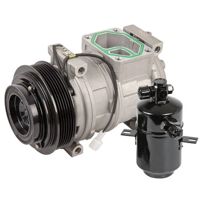 Compresor de aire acondicionado con secador de aire acondicionado para Mercedes 300SL 500SL SL500 SL320 y SL600 Foto 1 de 3