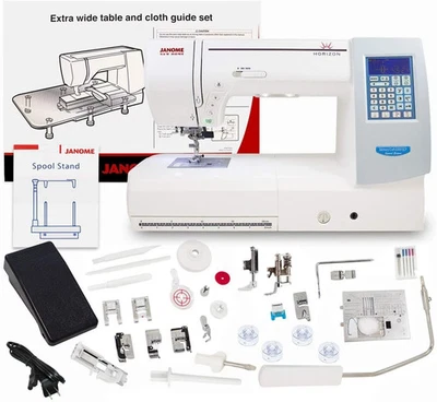Janome 8200QCP Horizon Special Edition Quilting Sewing Machine Classroom Models - Image 1 of 4