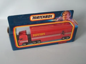 Matchbox Convoy Daf Ferrari Box Car Boxed Toy Model CY-24 F1 Racing - Picture 1 of 5