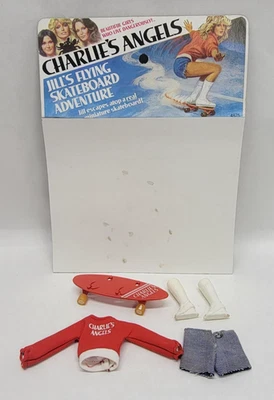 1977 Hasbro Ангелы Чарли JILL'S FLY СКЕЙТБОРД ADVENTURE с картой - Изображение 1 из 4