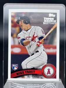 #US175 - 2018 Topps Archives Mike Trout - Lámina de historia de novato - Imagen 1 de 2