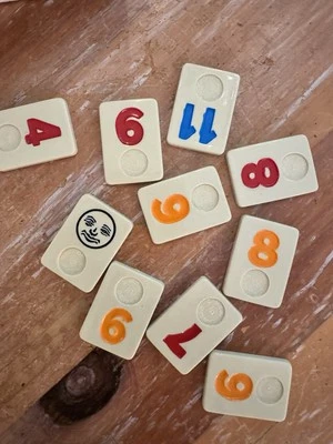 Azulejos Rummikub Vintage Años 70 - 80 Estilo Azulejo de Repuesto Individual Tú eliges Foto 1 de 4