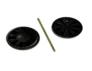 Trash Can Replacement Wheel Kit for 96 Gal. 2-Wheel - Picture 1 of 3