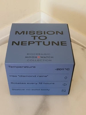 Omega X Swatch Mission To Neptune SOLO EN CAJA SIN RELOJ Colección MoonSwatch Foto 1 de 3