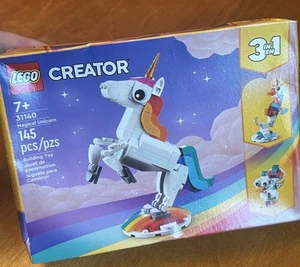 LEGO Creator 3 in 1 Magical Unicorn 31140 Sea-Horse Duck New in Box - Picture 1 of 6