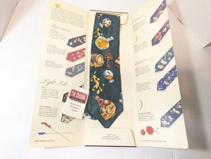 Corbata de cuello de chef Tie Cuisine Cordials verde Mr. Food vintage 100 % seda 1995 nueva - Imagen 1 de 9
