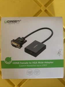 Adattatore HDMI Femmina a VGA Maschio UGreen X0014CBBHP - Scatola Aperta (B4) - Foto 1 di 4