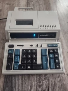 Olivetti 8760 Druck Taschenrechner Vintage GETESTET Funktioniert - Bild 1 von 5