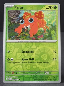 Paras 046/165 Reverse Holo SV 151 2023 Pokemon Card LP - Picture 1 of 4