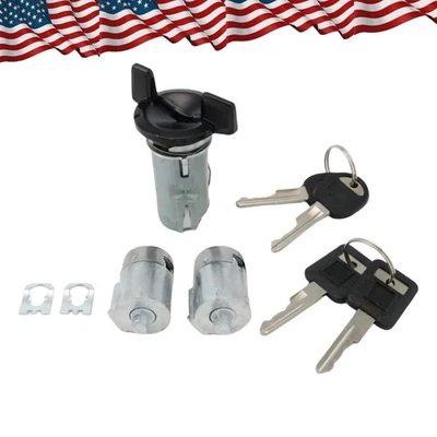 Fit For Chevrolet Blazer C/5 & K/5 Ignition&Door Lock Switch Cylinder Set W/Keys - Image 1 of 4