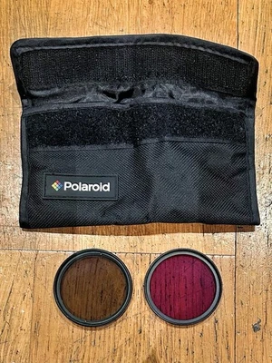 Polaroid Filters Circular PL & Fluorescent 49mm Good Condition + Fabric Case - Image 1 of 4