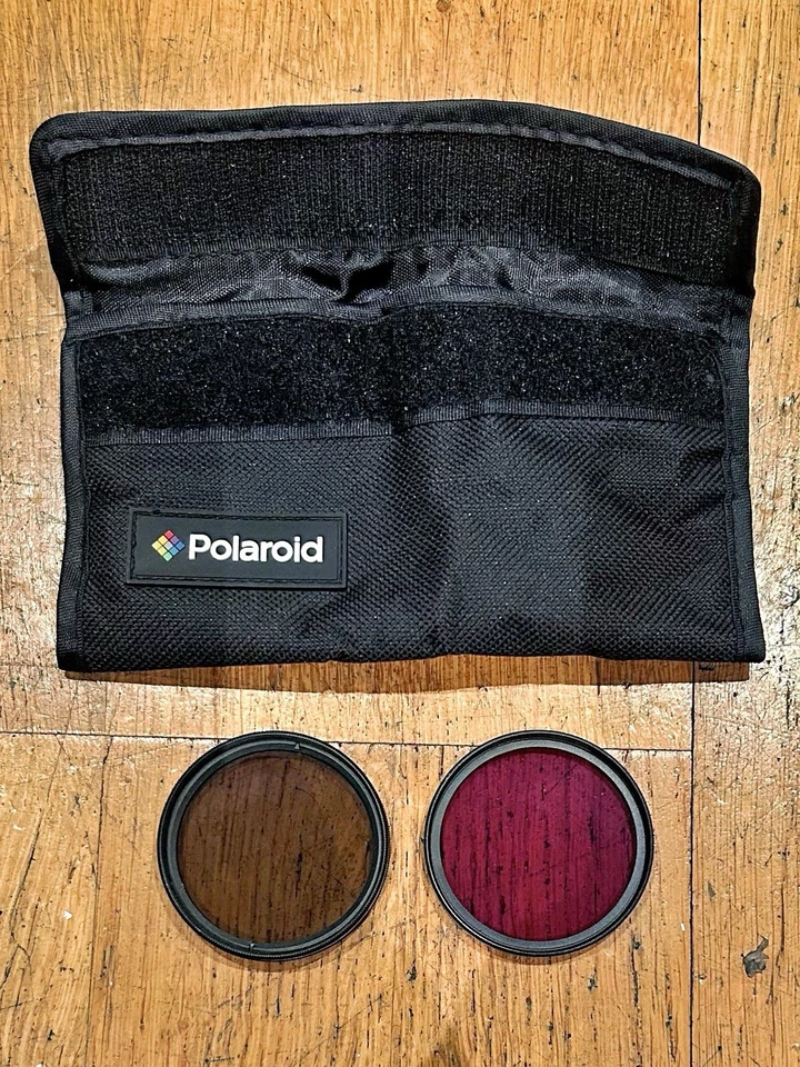 Polaroid Filters Circular PL & Fluorescent 49mm Good Condition + Fabric Case - Image 1 of 4