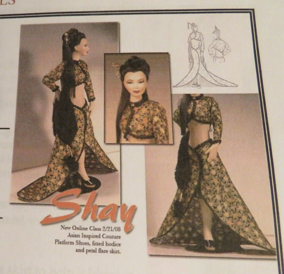 1:12 Mini Dollhouse Doll Dressing Made Easy~By Dana~SHAY   UPRINT - Image 1 of 1