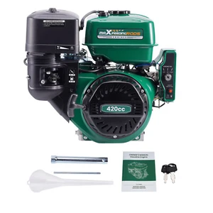 15HP 420cc Horizontal Engine Motor Electric Start Gasoline 4 Stroke Water Pumps - Picture 1 of 13