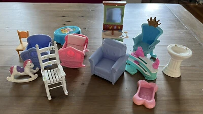 Dollhouse Lot of Wooden, Plastic ,Porcelain Furniture Nursery, Christmas - Image 1 of 4
