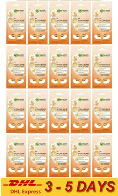 20 x Garnier Hydra Bomb Eye Serum Mask Bright With Orange Extracts Eye Mask - Image 1 of 4