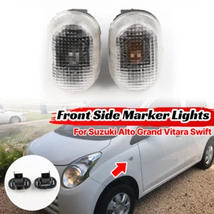 2x Front Side Marker Repeaters Lights For Suzuki Alto Grand Vitara Baleno Swift - Picture 1 of 6