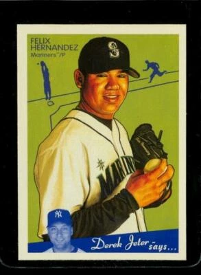 2008 Upper Deck Goudey Baseball Card #166 FELIX HERNANDEZ Seattle Mariners - Imagem 1 de 2