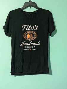 tito's vodka black t shirt size small - Picture 1 of 8