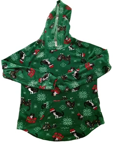 No Boundaries Velour Hoodie Holiday  Christmas Cats Size  Xl (15-17) - Picture 1 of 10