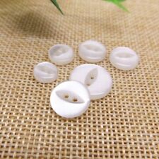 Fisheye Resin Buttons 2 Holes Round Button Clothing Fastening Craft Decor 100Pcs