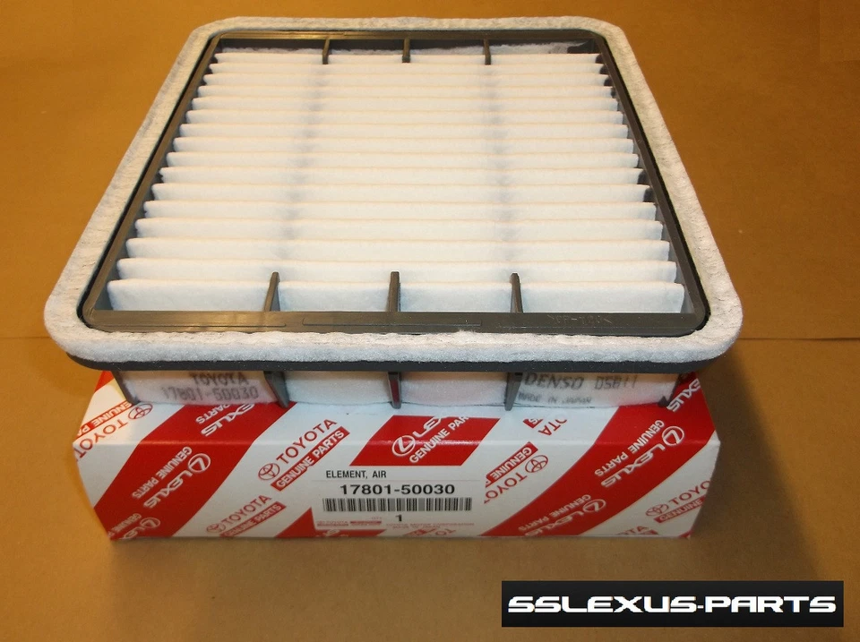 Lexus LS430 (2001-2006) Factory Genuine OEM ENGINE AIR FILTER 17801-50030 - Image 1 of 1