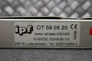 ipf electronic OT590520 Sensor - Bild 1 von 1