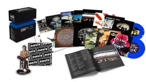 Oasis Complete 7inch Single Collection BOX Vol.2 Clear Blue Color Vinyl Fedex - Picture 1 of 16