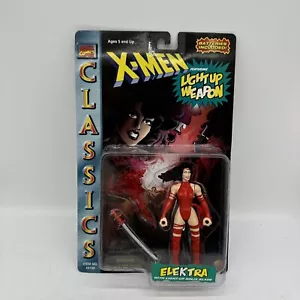 X-Men Classics Elektra with Light-up Weapon Action Figure ToyBiz 1996 Sealed - Picture 1 of 9