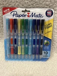 Paper Mate Clearpoint Pencils, HB #2 Lead (0.7mm), Assorted Barrel Colors, 10 Ct - Picture 1 of 2