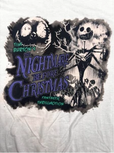 Damen T-Shirt Disney Nightmare Before Christmas XL weiß & schwarz - Bild 1 von 9