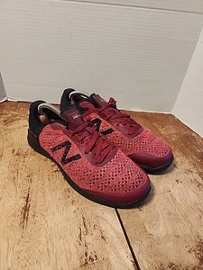 New Balance Minimus Prevail Shoes Women's 11B Red Black Knit Sneakers Vibram - Picture 1 of 9